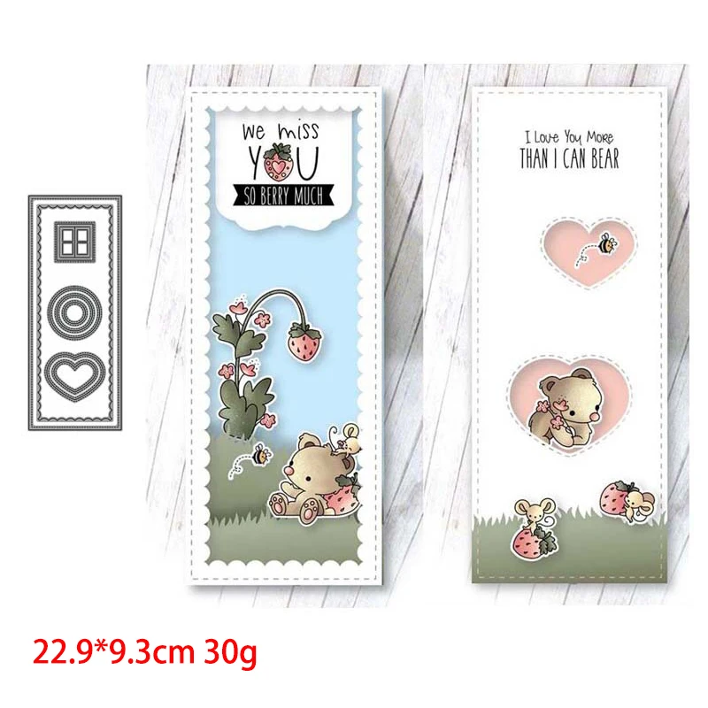 

Rectangular Border Metal Cutting Dies Stencils for DIY Scrapbooking Photo Album Decorative Embossing DIY Paper Cards