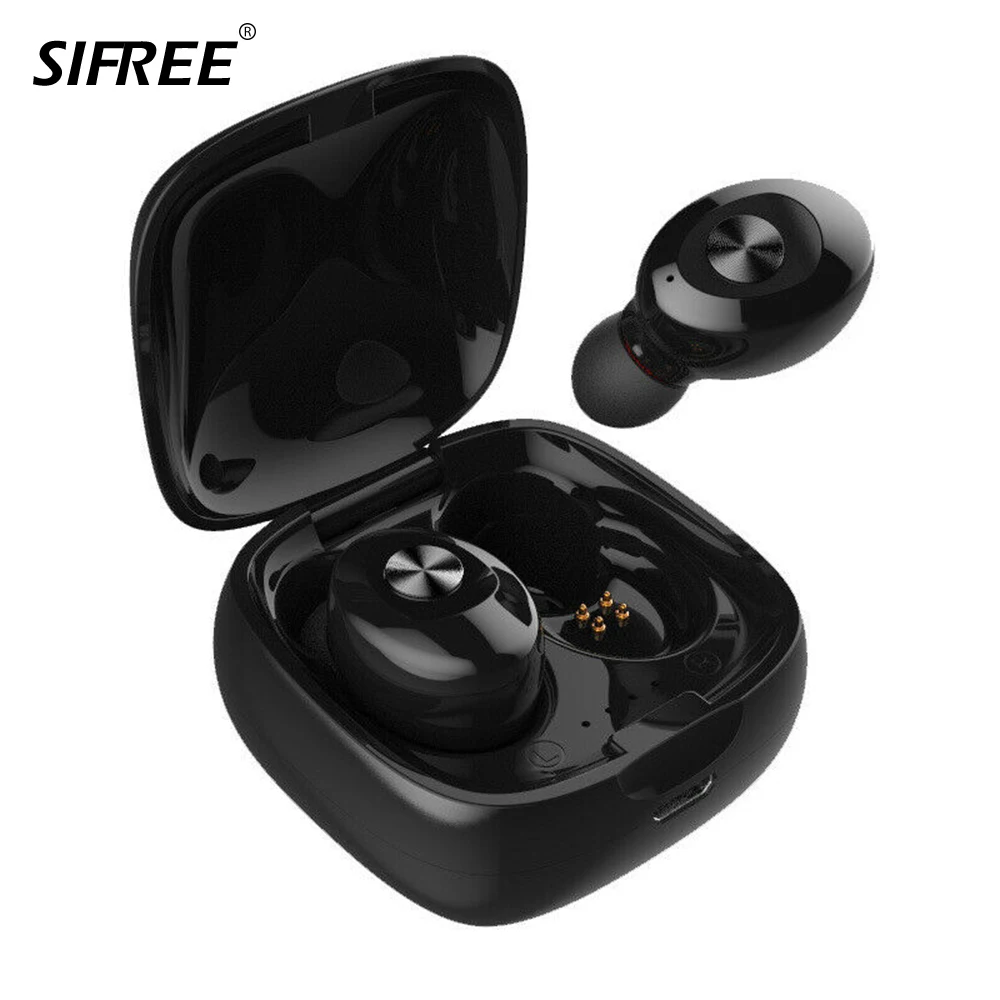 Double with Cable TWS беспроводные Bluetooth наушники Bluetooth 5,0 мини-вкладыши HIFI стерео Спортивная гарнитура наушники с зарядным устройством для Android ios - Цвет: Double with Cable