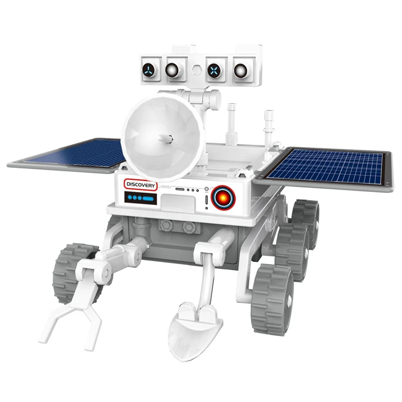 

3 In 1 Solar Power Educational Toy Spaceship Lunar Exploration Fleet Diy Solar Transfomation Robot Kits Novelty For Kids Gift