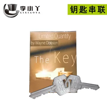 

Series Key Key Cross Necklace Key through Ring New Style Magic Props Chasing Girls Useful Product