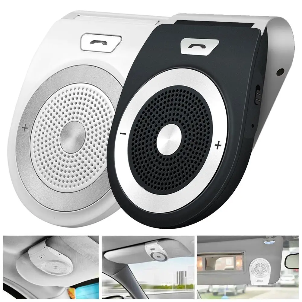 Мини-Bluetooth гарнитура с зажимом для козырька автомобильный беспроводной динамик