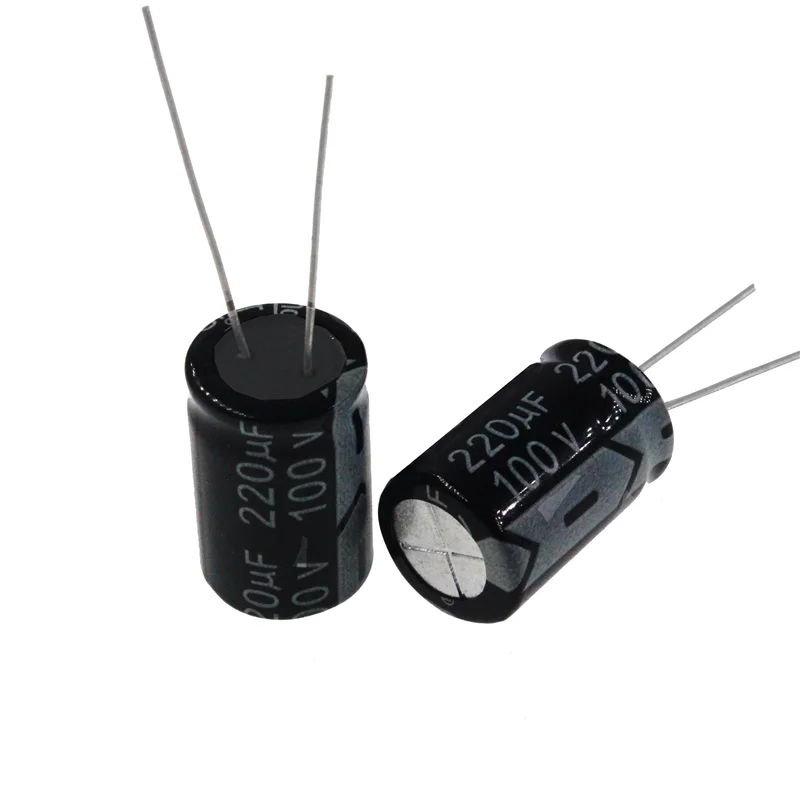 10pcs 2uf 100v 2mfd 100volt Aluminum Electrolytic Capacitor 13 mm Radial 2mf100v 2uf100v 100v2mf 100v2uf Capacitors Aliexpress