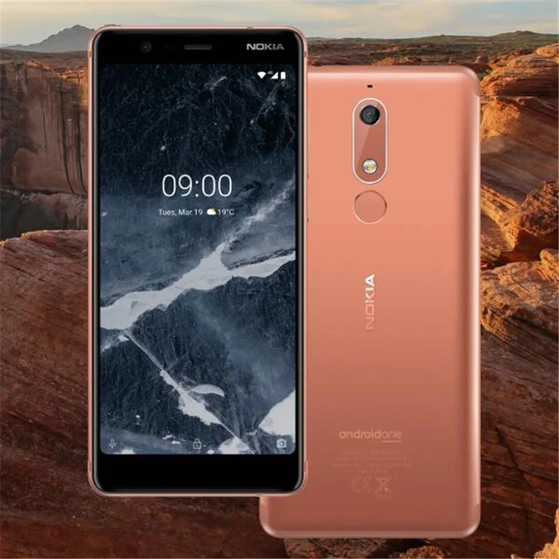 Мобильный телефон Nokia 5,1 с глобальной версией, 3 Гб ОЗУ, 32 Гб ПЗУ, 5,5 дюймов, ips, 16 Мп, камера 8 МП, Восьмиядерный процессор MT6755S, Android 9 Pie, мобильные телефоны