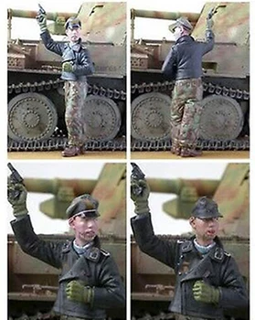 

Scale Models 1/ 35 Tanker with a Flare Gun figure Historical Resin Model