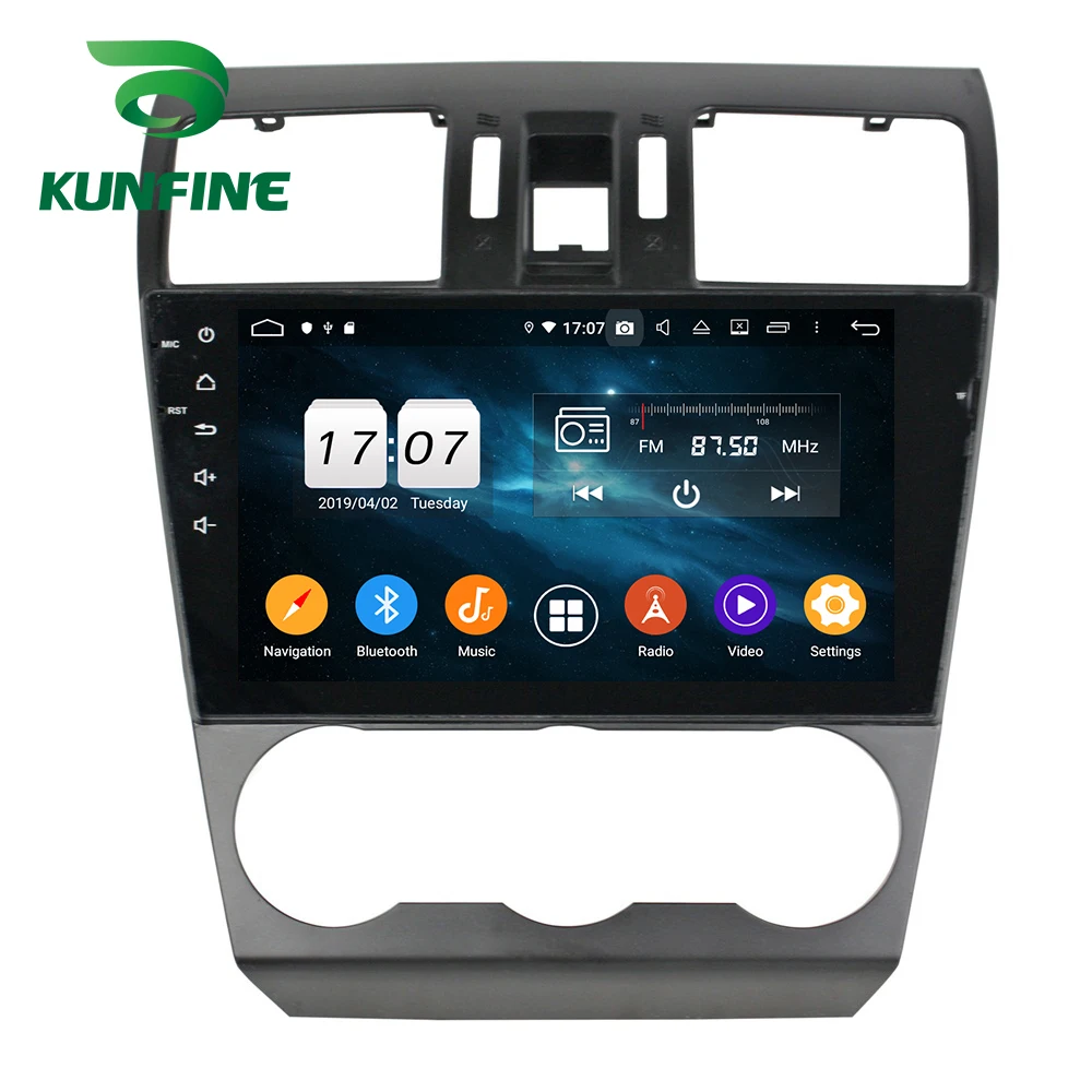 Android 9,0, Восьмиядерный, 4 Гб ОЗУ, 64 Гб ПЗУ, автомобильный DVD, gps, мультимедийный плеер, стерео, без Дека, для Forester, 2013-, радио, Wifi