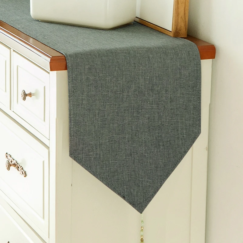 Modern Simple Table Flag American Long Strip Coffee Table Table Cloth Fabric Nordic Shoe Cabinet TV Cabinet Cover Towel Chinese