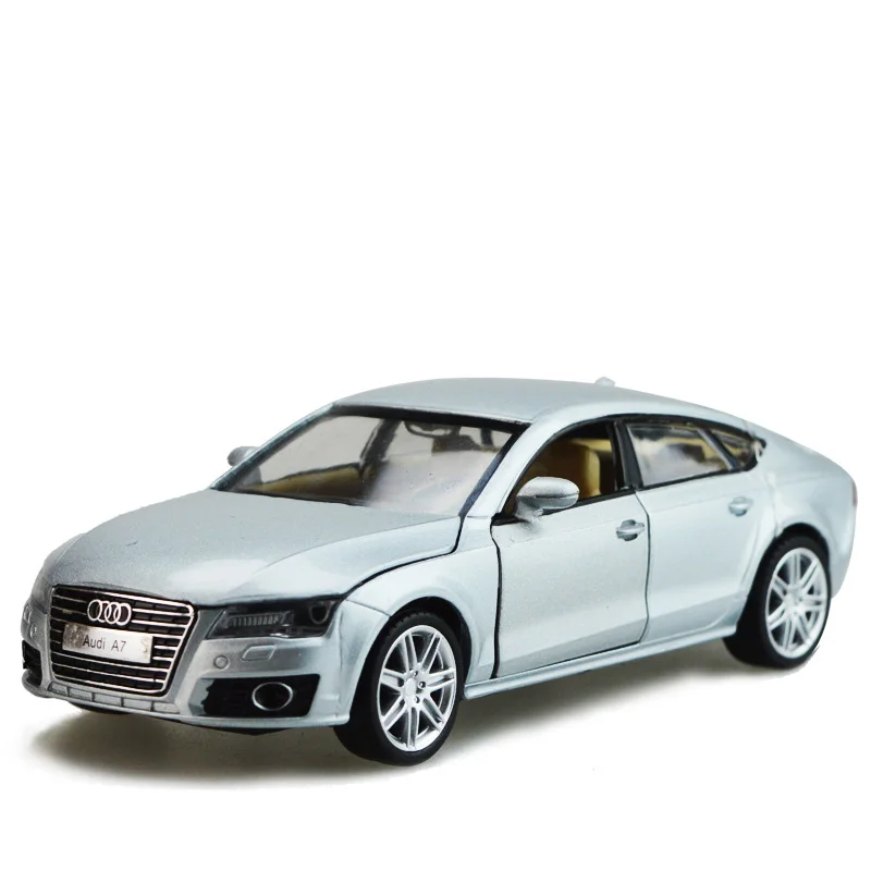 1:32 высокое моделирование Audi A7 сплав звук и светильник вытянуть назад моделирование детская игрушка подарок модель автомобиля для детей Подарки - Цвет: 88319G no box