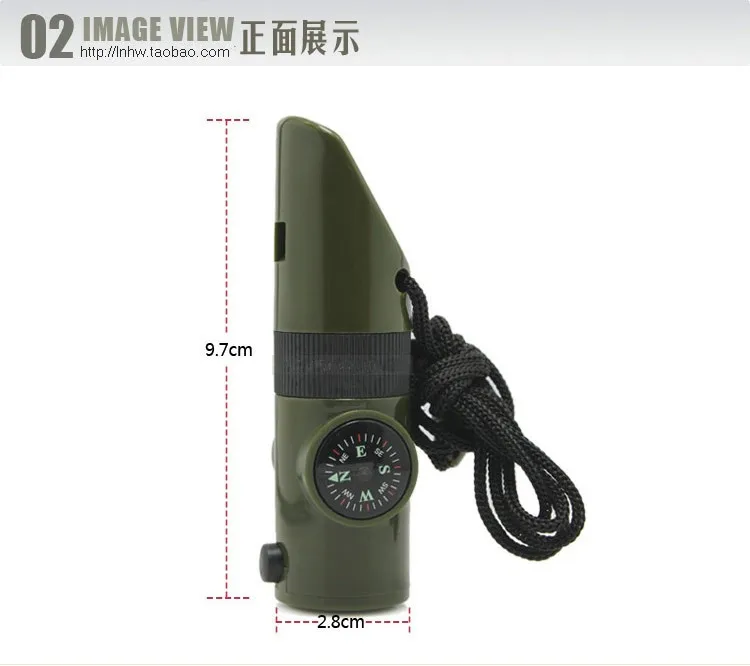Wholesale Takin Outdoor Survival Qihe Multi-functional Whistle Camping Whistle Outdoor Supplies Special Offer