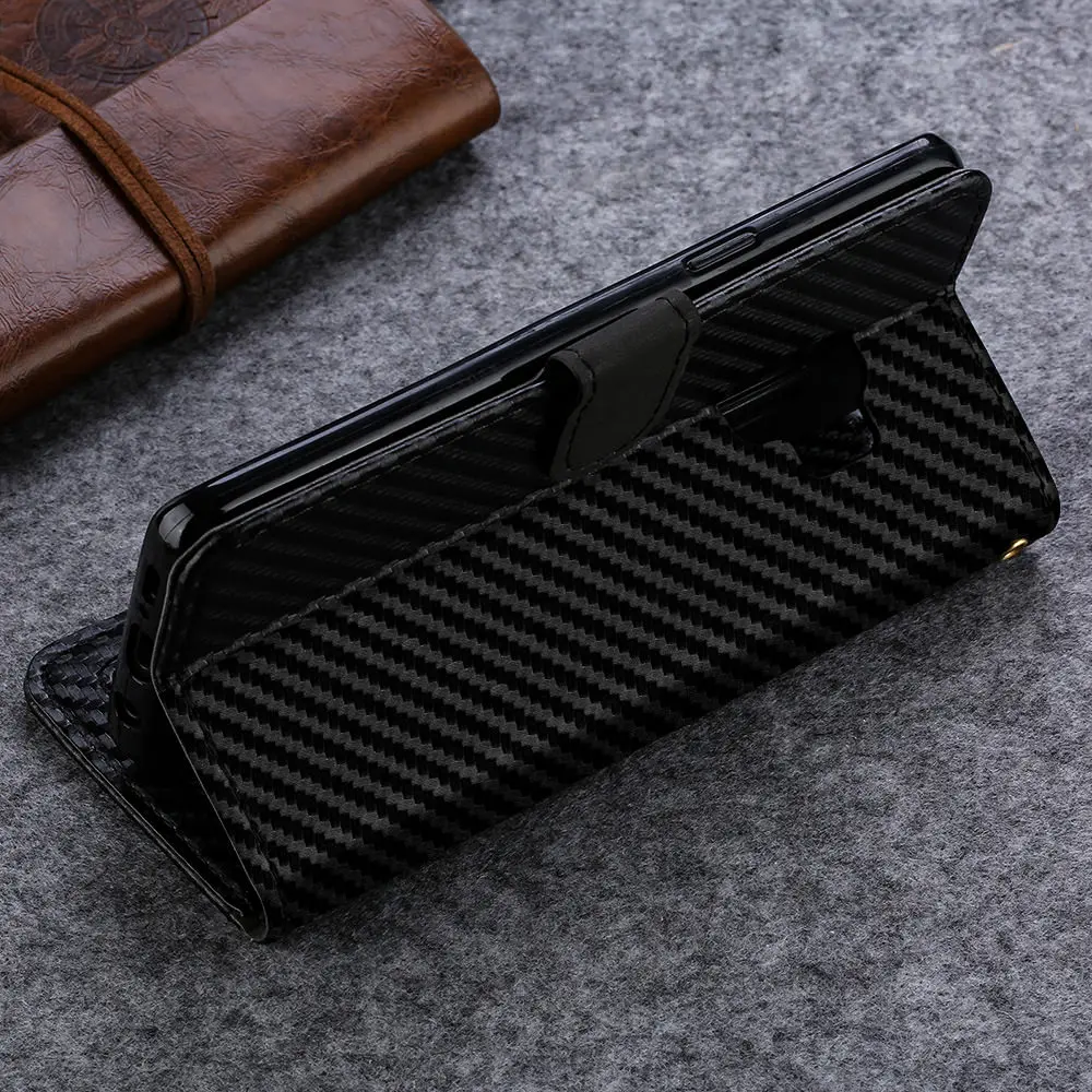 LAPOPNUT карбоновый кошелек PU кожаный чехол для samsung Galaxy S9 Plus S10 S7 Edge роскошный флип-держатель для карт чехол для телефона samsung S8