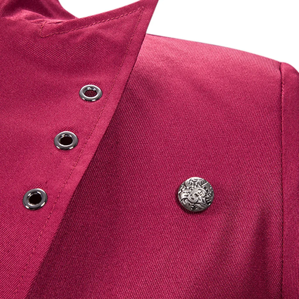 Мужское пальто, casaco masculino, пиджак-фрак, готическое платье, пальто, Униформа, костюм с ворсом, Praty, верхняя одежда, jaqueta masculino inverno