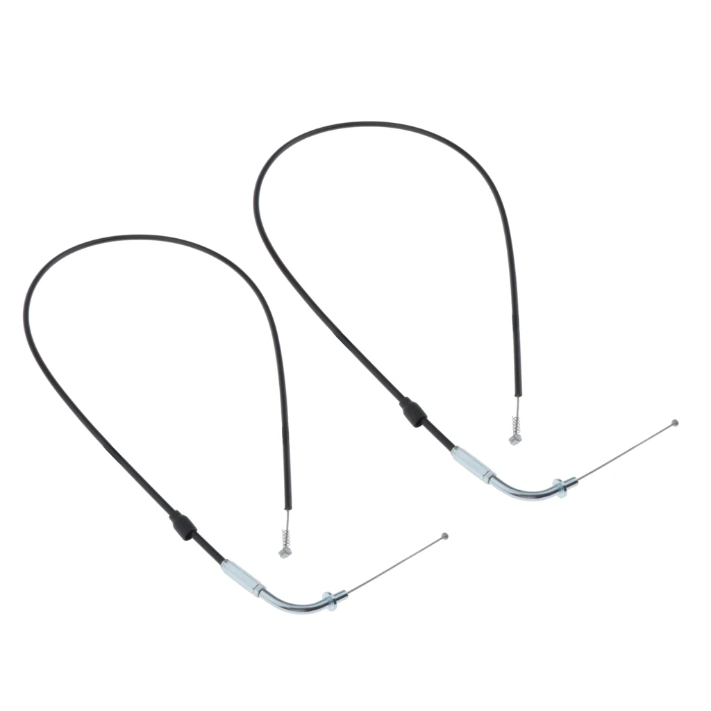 2pcs Motorcycle Throttle Cable Line Assembly for Harley Sportster XL1200 XL883 1200 883, 90cm 35.5