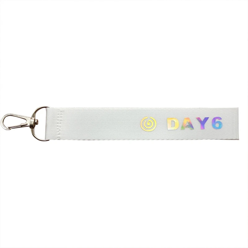 KEY5576WT Kpop DAY6 CIX X1 Группы Брелок тег талреп ID карты пропуск шейный ремень мобильный телефон ремни держатель Бейджа DIY повесить веревку - Цвет: KEY5576WT
