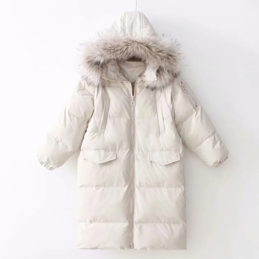 

Winter Jacket Women Women's Winter Casual Long Sleeve Hooded Coat Zipper Warm Jacket With Pocket Abrigos Mujer Invierno 2019