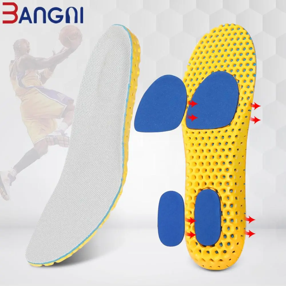 

3ANGNI Memory-Foam Insoles for Shoes Unisex Breathable Soft Sport insole Arch Support Insert Insole For Feet