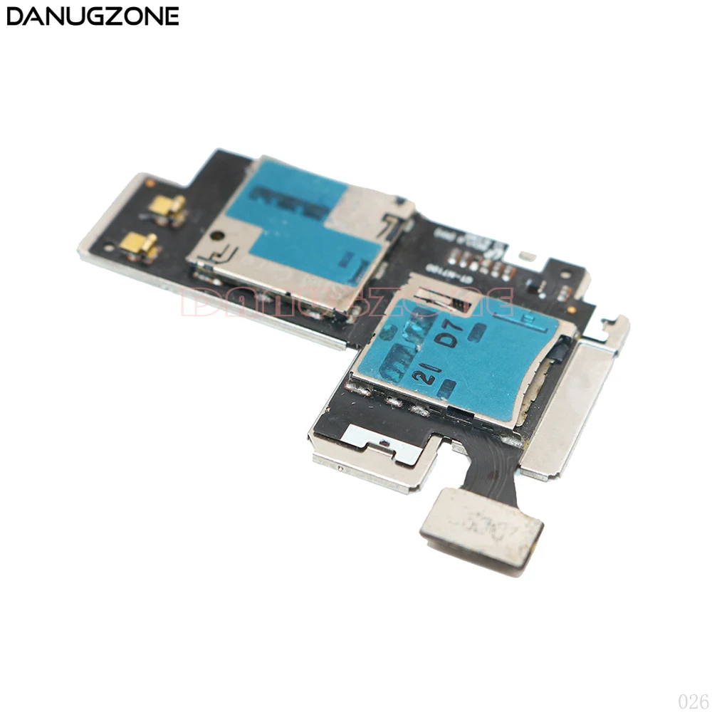 SIM держатель для карт Micro SD Разъем памяти слот лоток Разъем гибкий кабель для samsung Galaxy Note2 N7100
