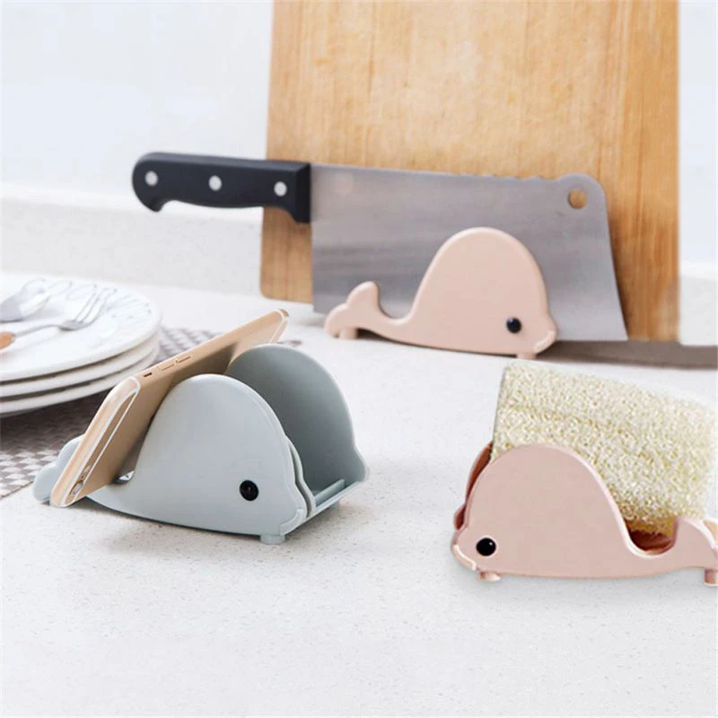 

Kitchen Plastic Knife Holder Tool Holder Kitchen Multi-function Storage Rack Chopping Board Shelf