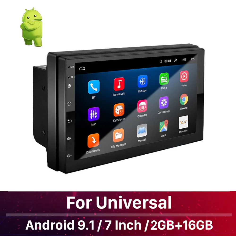 Автомагнитола 2DIN на Android 9 1 мультимедийный плеер с GPS-Навигатором для Volkswagen Nissan