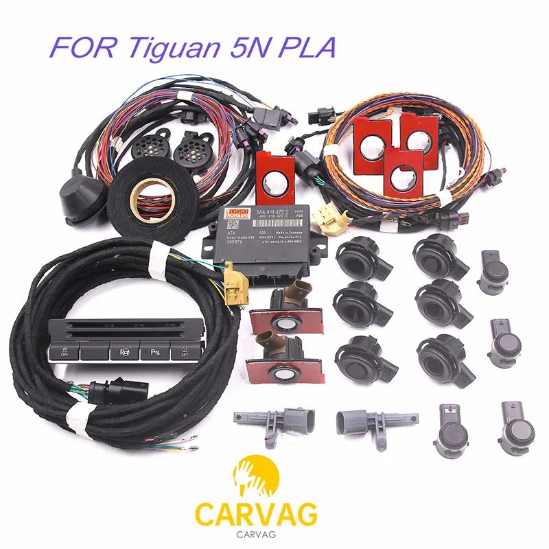 

For VW Tiguan 5N 3AA 919 475 M/S Front & Rear Parking & Park Assist PLA 2.0 OPS Parking UPGRADE KIT 0K TO 12K