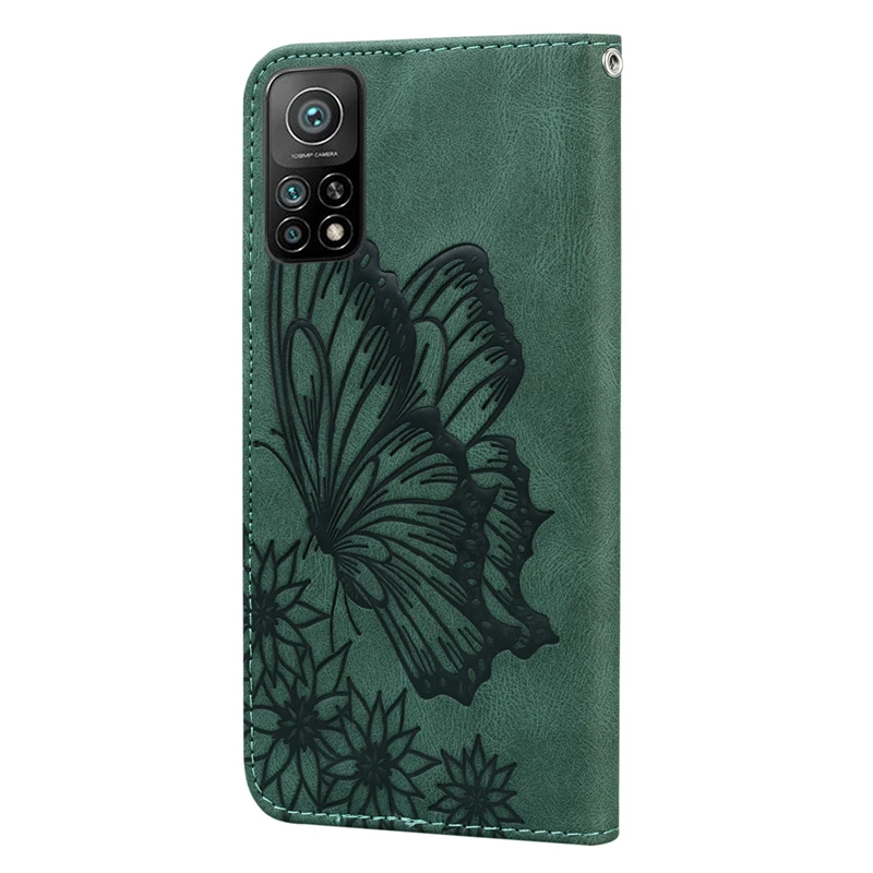 New Retro Embossed Big Butterfly Pattern For Huawei P Smart 2021 5G For Huawei Honor 10X Lite 5G Wallet Case Cover waterproof case for huawei