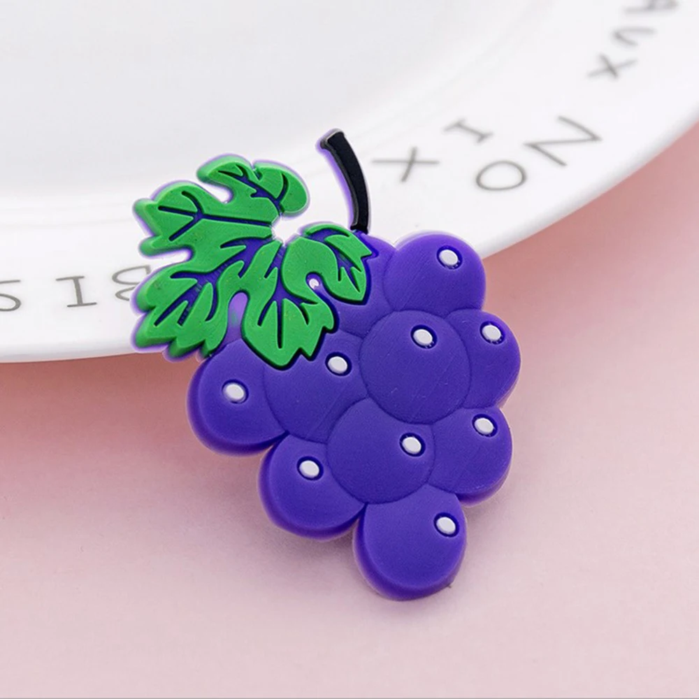 Grape 1 шт. мини Мультяшные фрукты магниты для холодильника стикер магниты на холодильник домашний декор кухонные украшения Аксессуары - Цвет: Grape