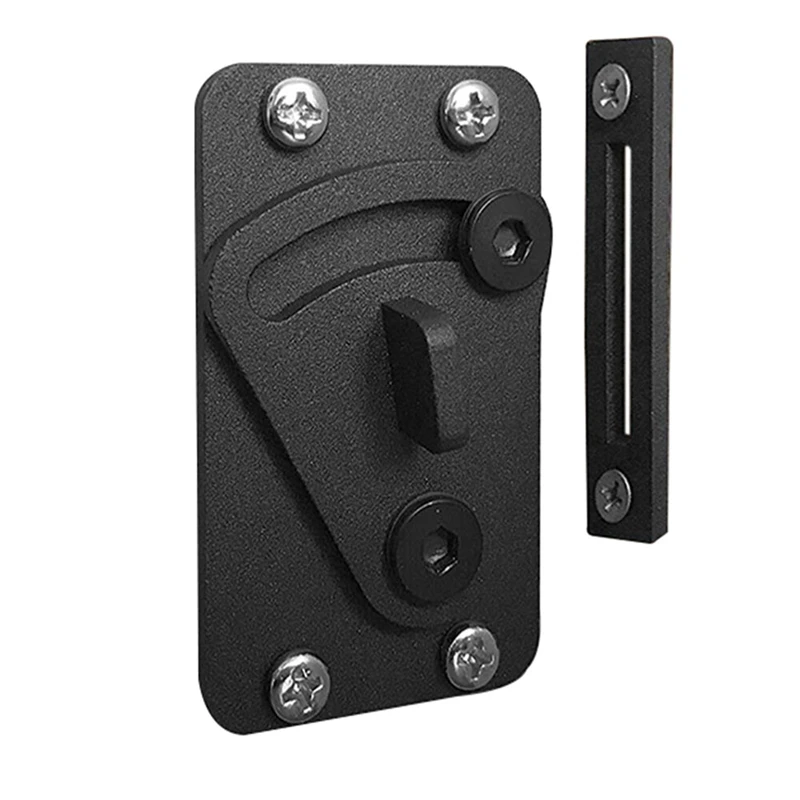 

Sliding Barn Door Lock Gate Lock Pocket Wood Door Latches Black