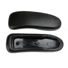 

Vinyl Arm Pads Caps for Herman Miller Classic Aeron Office Home Chair Graphite/Black Smoke/Grey Color Fit Size A, B, C 1 Pair