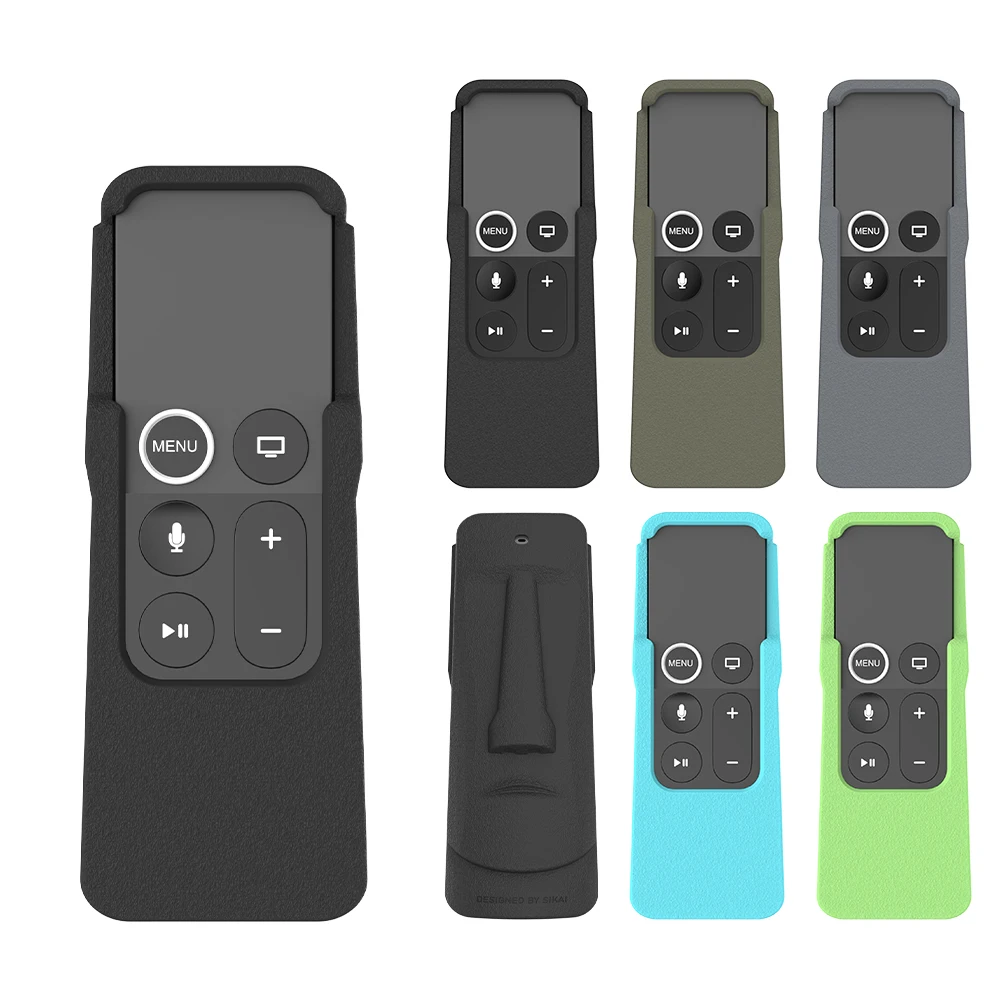 Custodia Protettiva In Silicone Per Apple Tv4 4A 4K Gen Siri Telecomando Impermeabile Antiscivolo Custodia Antipolvere Per Apple Tv 4
