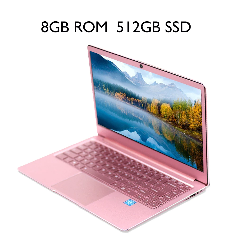 Ноутбук 14 дюймов Windows 10 Intel J3455 четырехъядерный 8 Гб ram 1TGB SSD rom Ноутбук 1920x1080 FHD дисплей ультрабук с полной клавиатурой - Цвет: 8GB ROM  512GB SSD