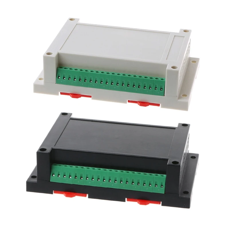 

Industrial Plastic Instrument Din Electronic Rail Enclosure Box Case 145x90x40mm