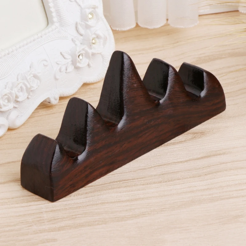 

Vintage Wooden Brush Rest Stand Chinese Calligraphy Pen Rack Holder