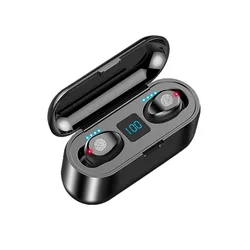Écouteurs intra auriculaires sans fil Bluetooth 5.0, stéréo, tactile, réduction du bruit, affichage de puissance 