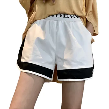 

Women Korean Style Home Wear Casual Shorts Tracksuit Workout Fitness Elastic Waist Casual Summer Shorts Bottoms Dropshipping