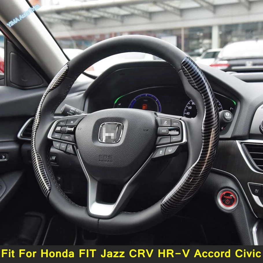 

Car Steering Wheel Handle Decoration Cover For Honda FIT Jazz CRV HR-V Accord Civic Plastic Interior Refit Interior Accessories