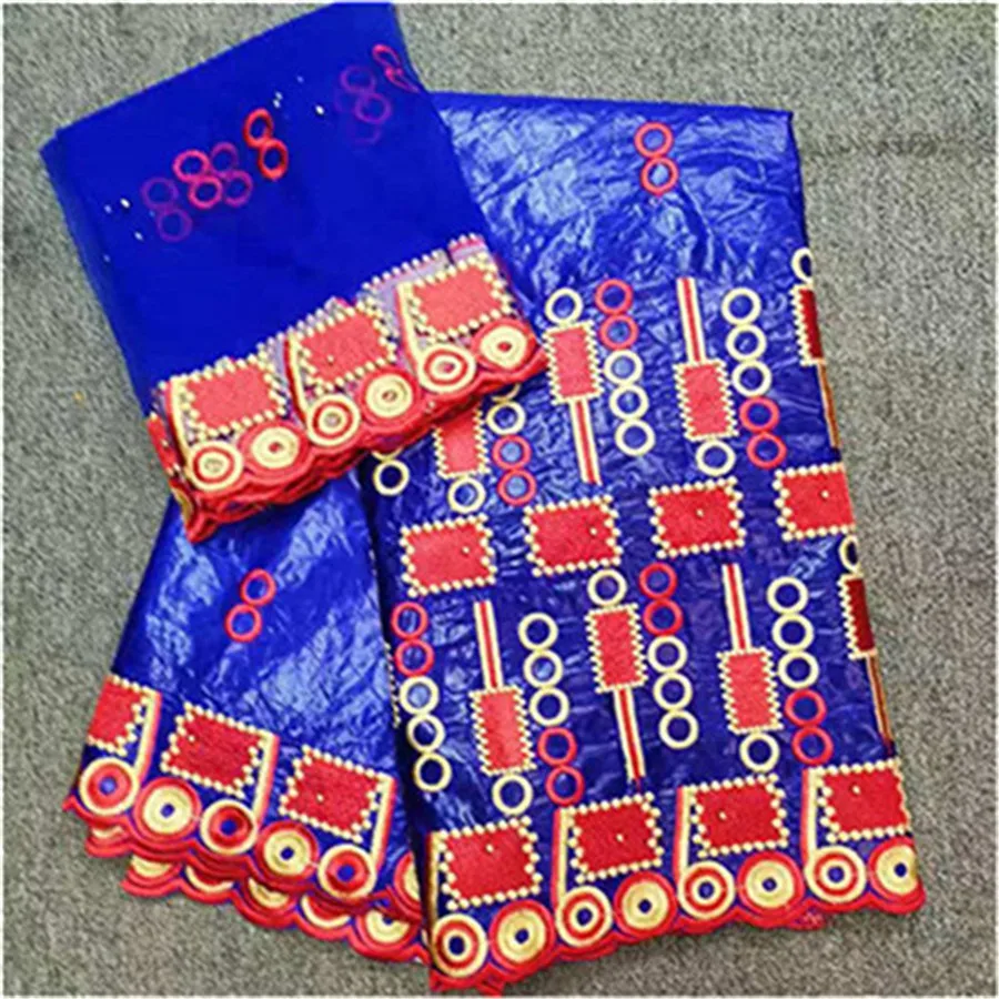 Черная кружевная ткань из хлопка с вышивкой базин парчовая горячая Распродажа