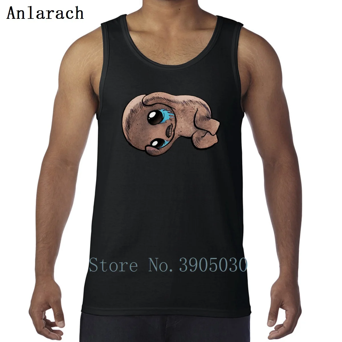 

The Binding Of Isaac Vest Spring O Neck Hot Sale Designer Tank Tops Men Great Streetwear Classic Letter