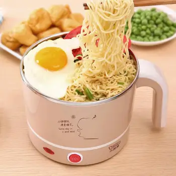 

Mini PP & Stainless Steel Electric Multifunction Cooked Boiled Braised Stewed Steamed Cooker Without Steamer