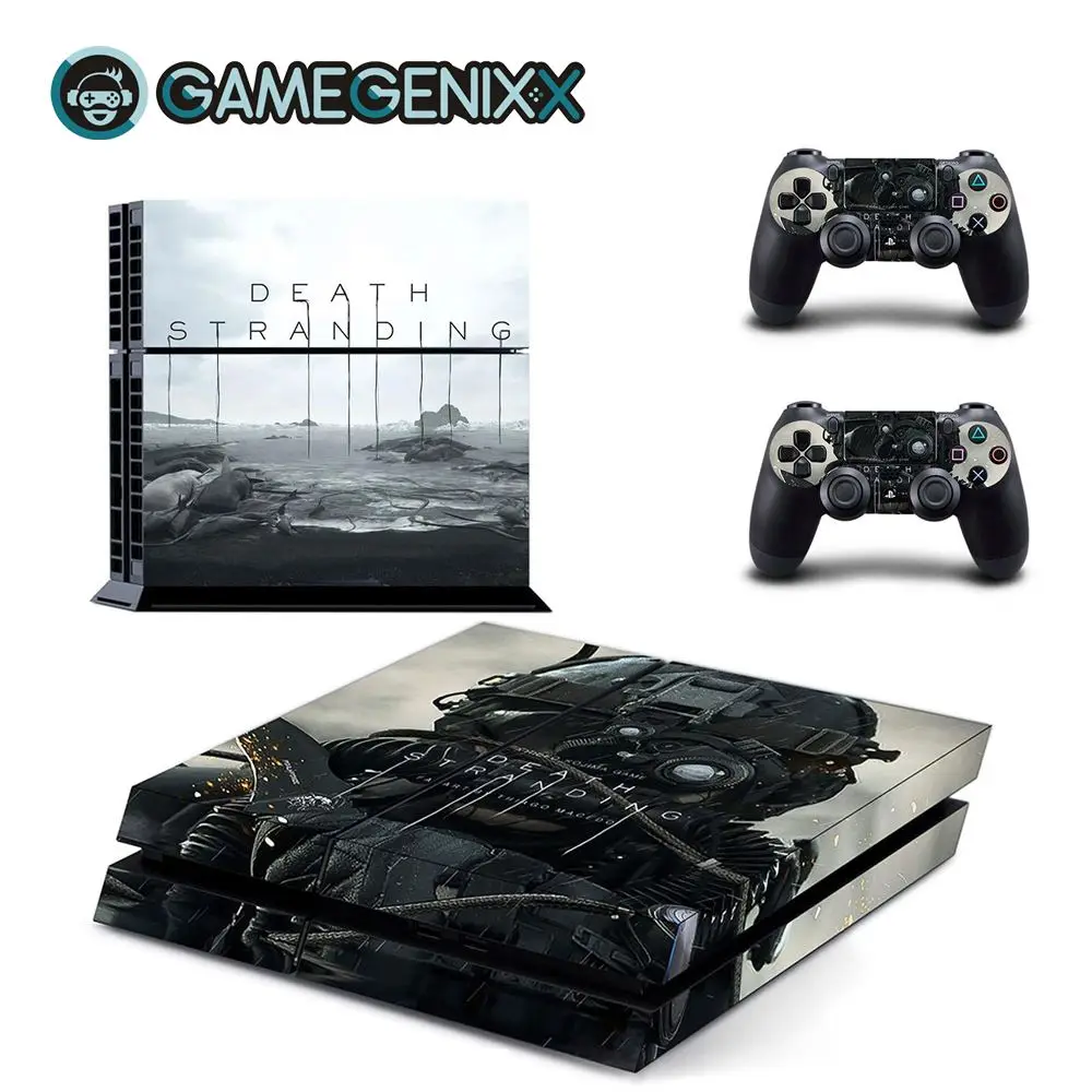GAMEGENIXX Кожа Наклейка Защитная Наклейка Обложка полный набор для PS4 консоли и 2 контроллеров-Death Stranding