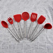 Напрямую от производителя кухонная посуда ручка трубки силикагель кухонная посуда семь комплектов кухонная посуда инструмент антипригарный горшок