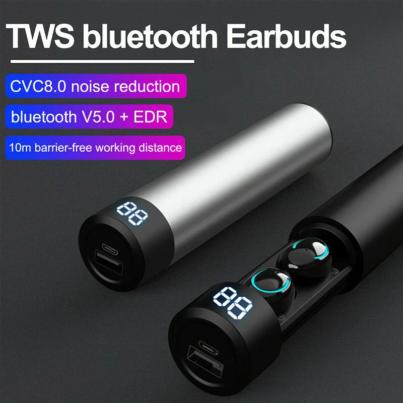 Водонепроницаемый TWS Bluetooth 5,0 наушники беспроводные наушники стерео анти-шум музыка Спортивная гарнитура Близнецы эргономичный дизайн наушник