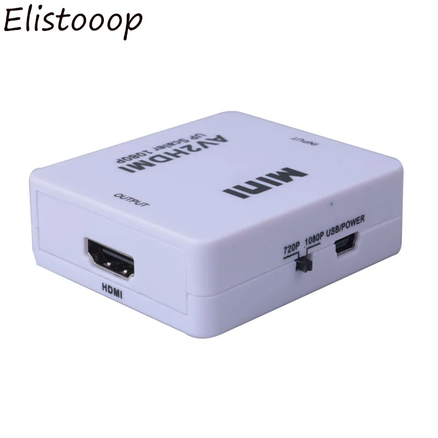 Мини конвертер AV2HDMI RCA AV HDMI CVBS в преобразователь видеоадаптер для HD ТВ ПК DVD Xbox