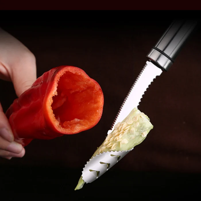 Jalapeno перец чили Corer Remover Нержавеющая сталь Corer многофункциональный фруктовый инструмент TB распродажа
