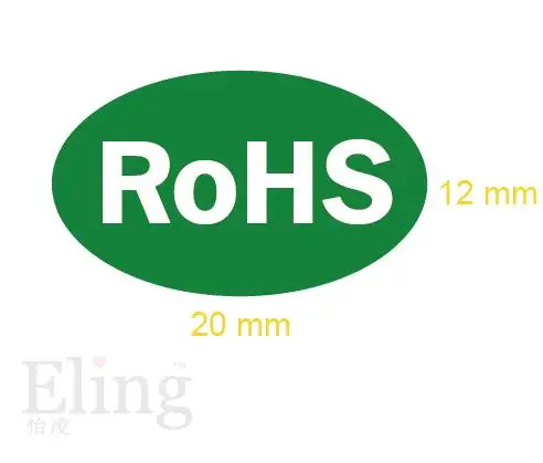 20x12 мм 20000 шт RoHS сертификат самоклеющиеся бумажные этикетки наклейки, артикул FA19