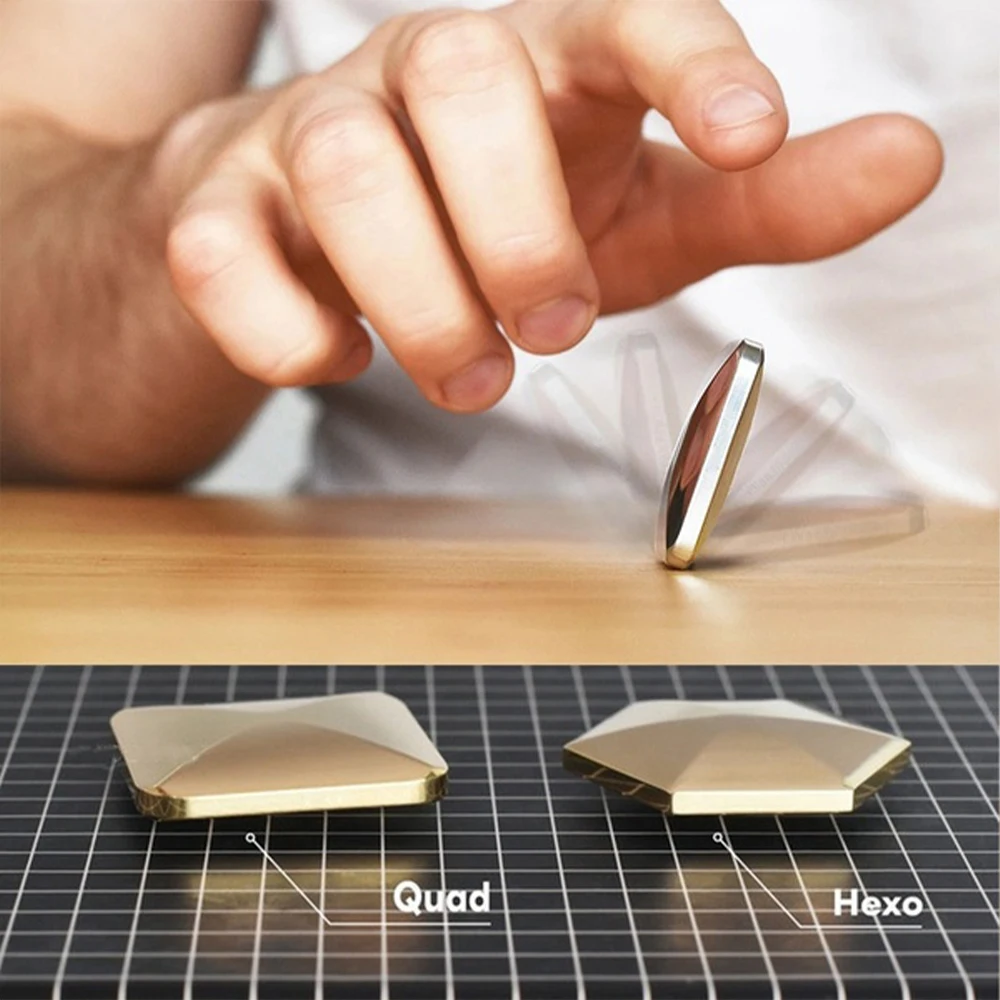 

2020 New Decompression Artifact Metal Fingertip Toy Desktop Flip Toy Flip Adult Surprise Gift pocket creative Alloy Kid Toys