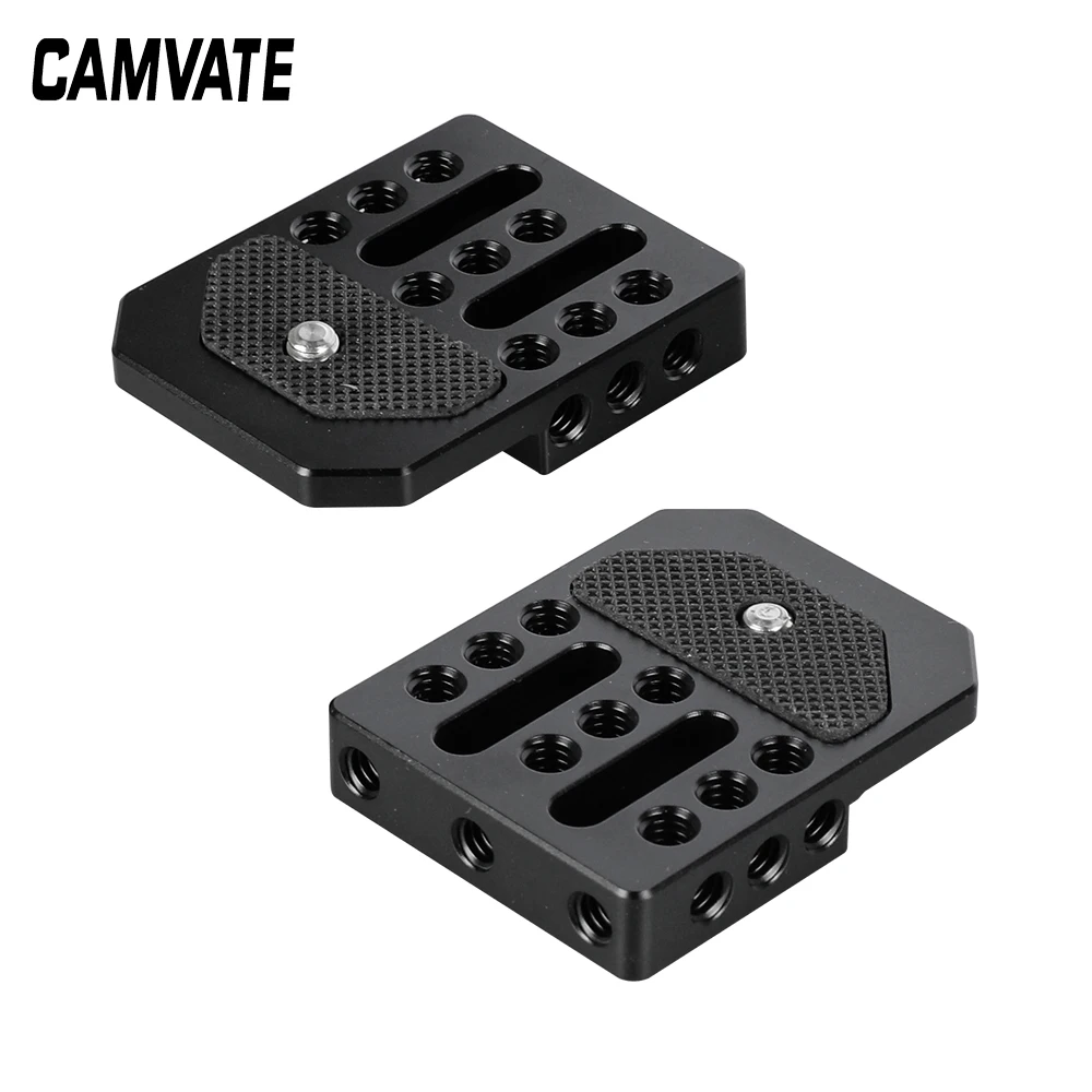 Универсальная верхняя/Нижняя пластина CAMVATE с несколькими нитями 1/4 20 для