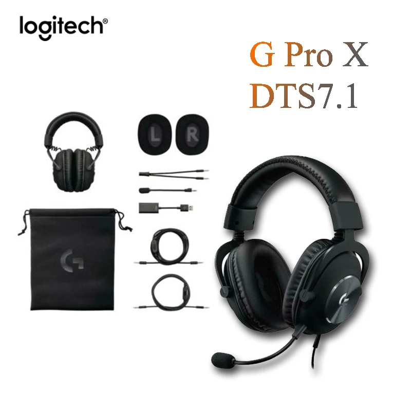 Logitech Original G PRO X Gaming wired Headset SURROUND SOUND USB