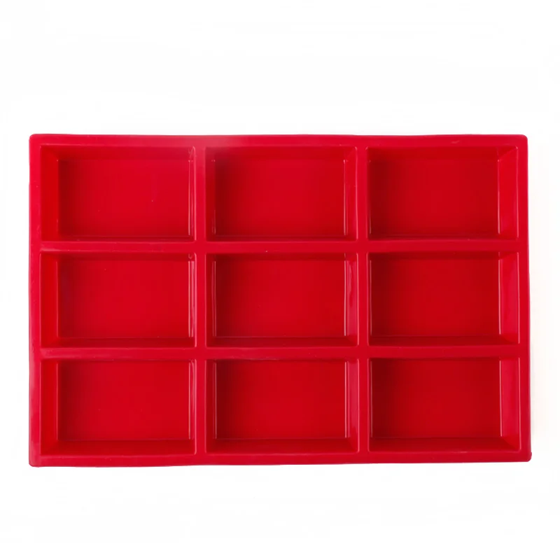 9 отверстий силиконовые формы для выпечки хлеба плесень лоток форма пирожных с