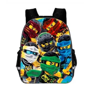 

Boys Games Ninjago Backpack 3D Printing Nylon waterproof School bags For Teenage Kids Hot Mochila Infantil