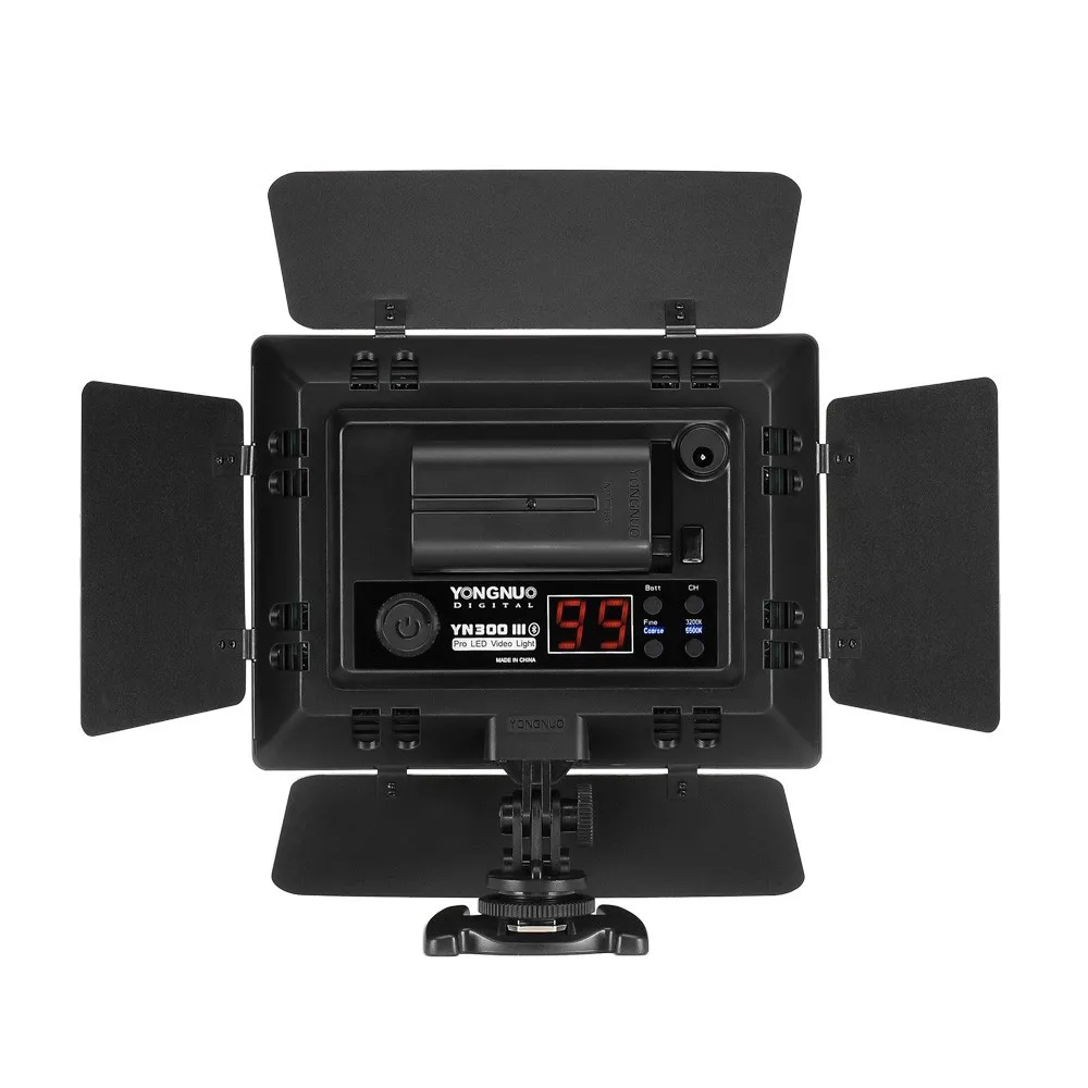  YONGNUO YN300III YN300 III YN-300III 3200k-5500K CRI95 Camera Photo LED Video Light Optional with A