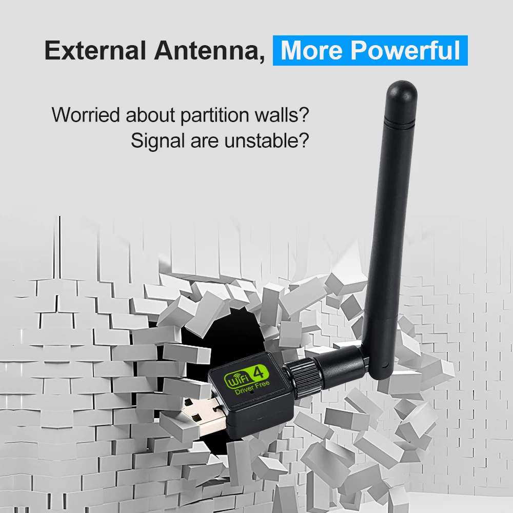 2,4 ГГц сетевой маршрутизатор USB Wifi маршрутизатор беспроводной адаптер сетевой LAN Карта с антенной Plug& Play для windows XP/Vista/Linux