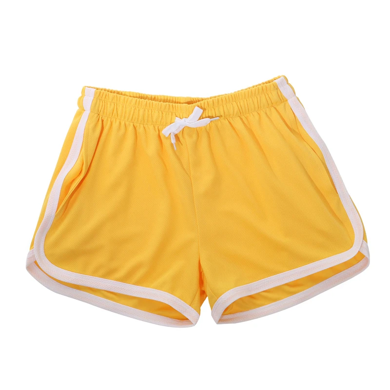 Summer Men's Quick Dry Sport Shorts - Fashion Solid Color, Slim Fit with Elastic Waistband